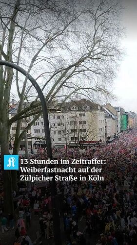 6,852 Likes, 85 Comments - Kölner Stadt-Anzeiger (@ksta_koeln) on Instagram: "#eatsleepalaafrepeat 🥳 Die Zülpicher Straße von 8 bis 21:30 Uhr im Zeitraffer! 
Video: Morit..."